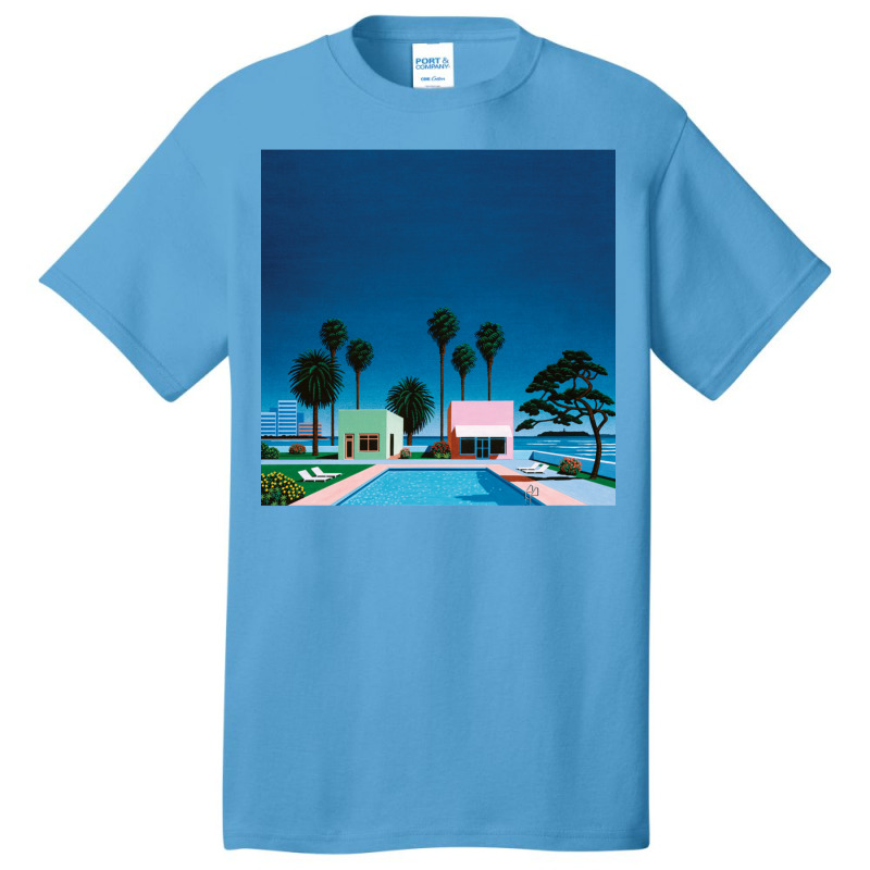 Hiroshi Nagai Art Print Poster Vaporwave Shirt Wallpaper Basic T-shirt | Artistshot