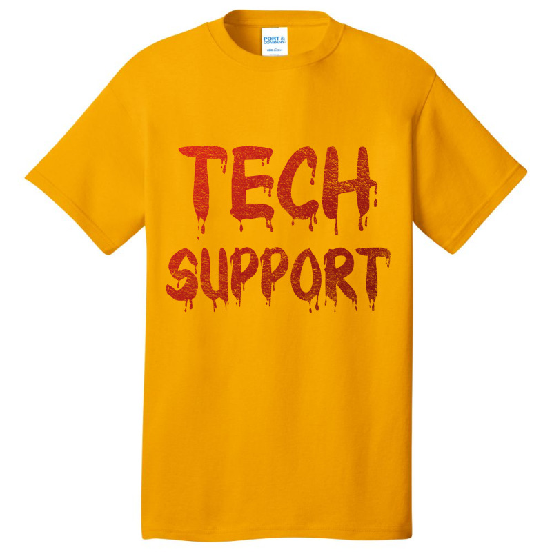 Limited Edition Creepy Tech Support Basic T-shirt by Jerhogen528 | Artistshot