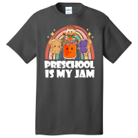 Team Preschool Is My Jam Rainbow Cute Pre K Teacher Student Basic T-shirt | Artistshot