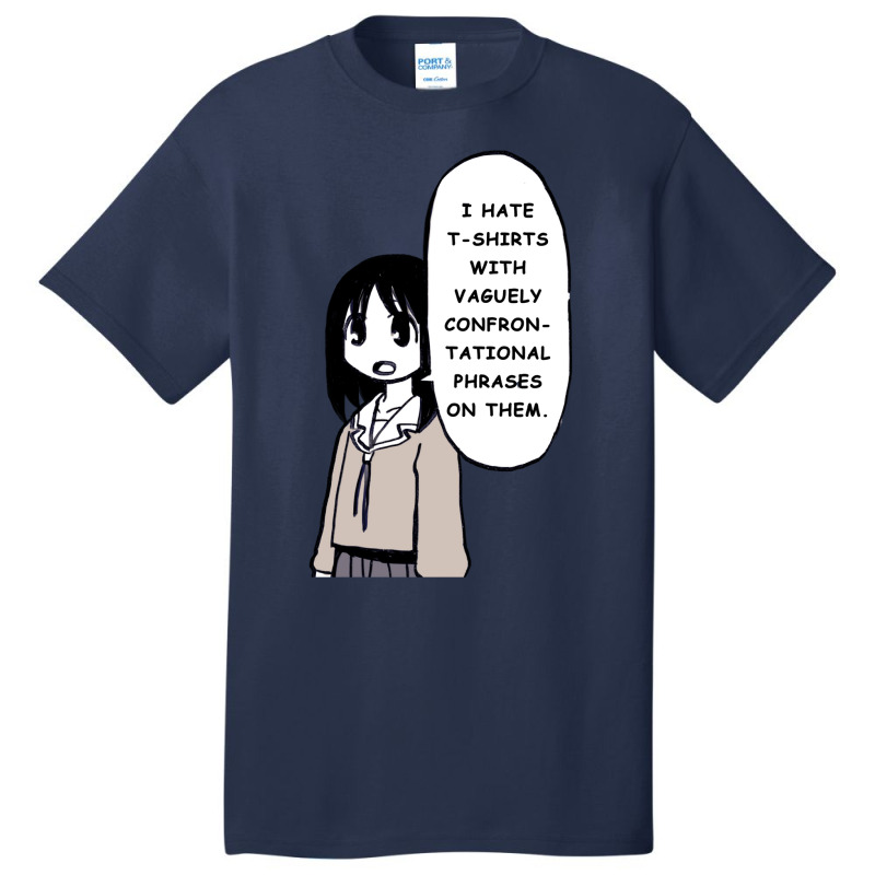 I Draw That Panel Of Osaka Saying She Doesn't Like Rude Shirts   Azuma Basic T-shirt | Artistshot