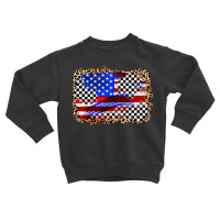 Race American Flag Toddler Sweatshirt | Artistshot