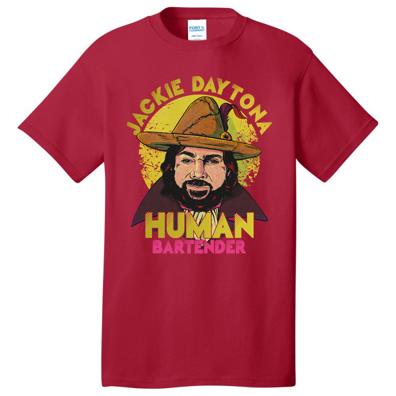 Limited Edition Jackie Daytona Human Bartender Retro Basic T-shirt by Rios Arevalo | Artistshot