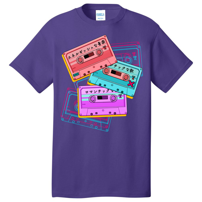 Japanese Version The Cute Set Of Retro Mixtapes (80s Basic T-shirt | Artistshot