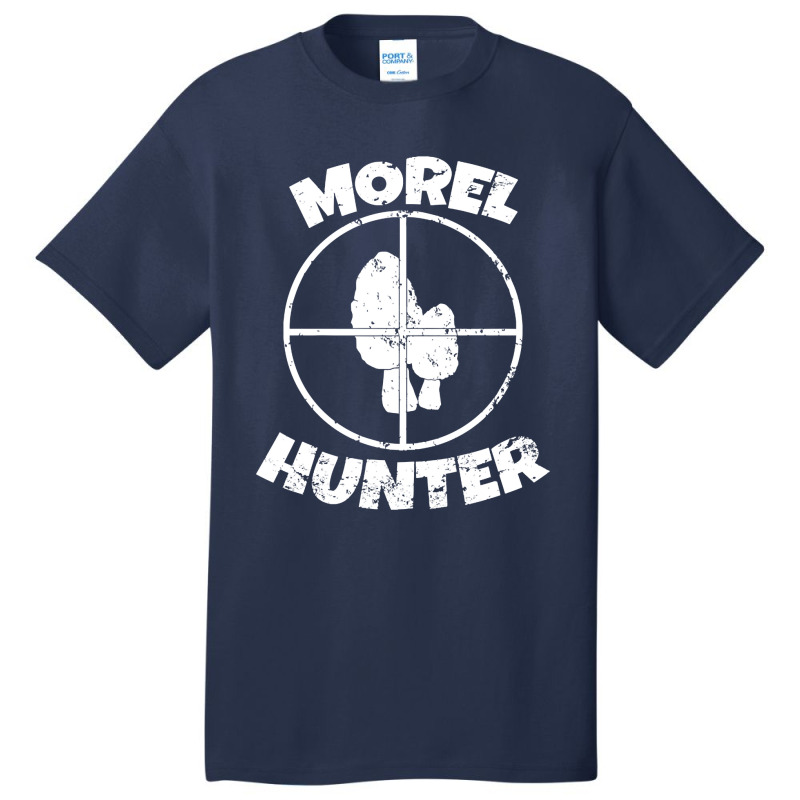 Hot Trend Mushroom Hunting Foraging Mycologist Morel Hunter-fhton Basic T-shirt by Crews Micki | Artistshot