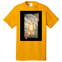 Edo Cat Poster Aesthetic Basic T-shirt | Artistshot