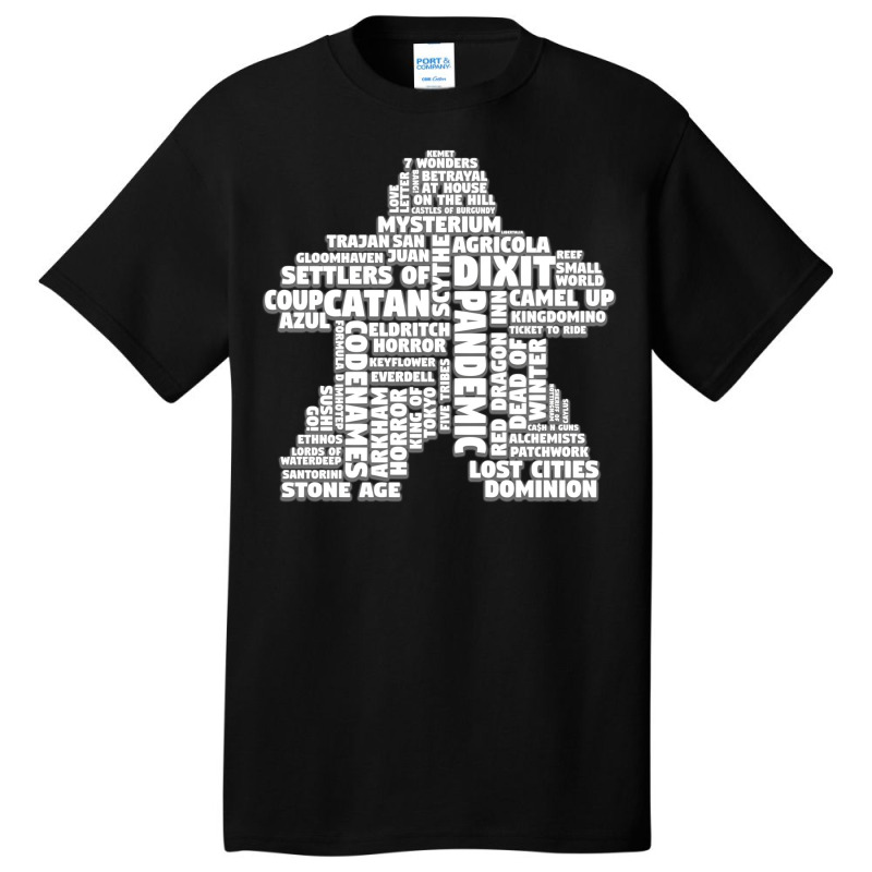 Meeple Word Cloud Active Tshirt Cute Basic T-shirt | Artistshot