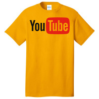 Youtube Classic Tshirt Yellow Basic T-shirt | Artistshot