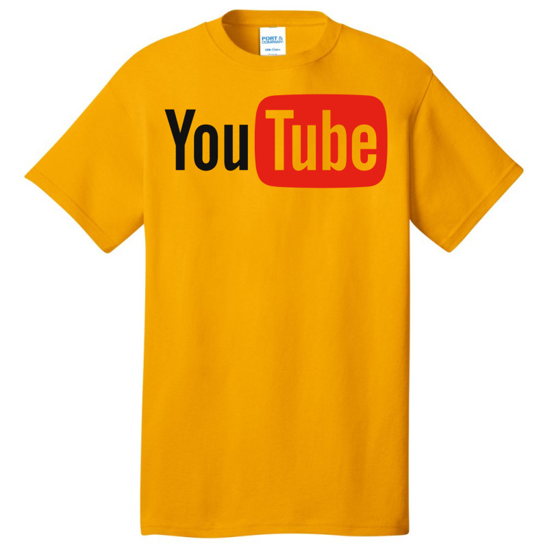 Youtube Classic Tshirt Yellow Basic T-shirt | Artistshot