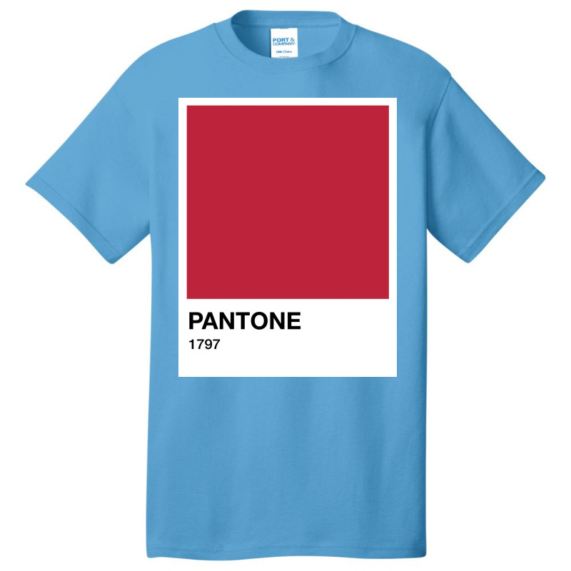 Pantone 1797 Poster Hippie Basic T-shirt | Artistshot