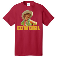 Vintage Cowgirl Basic T-shirt | Artistshot