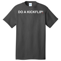 Vintage Do A Kickflip Aesthetic Skateboarding Skater Streetwear Basic T-shirt | Artistshot