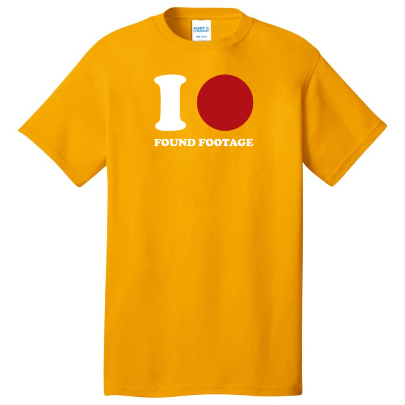 I Love Found Footage 1 Basic T-shirt | Artistshot