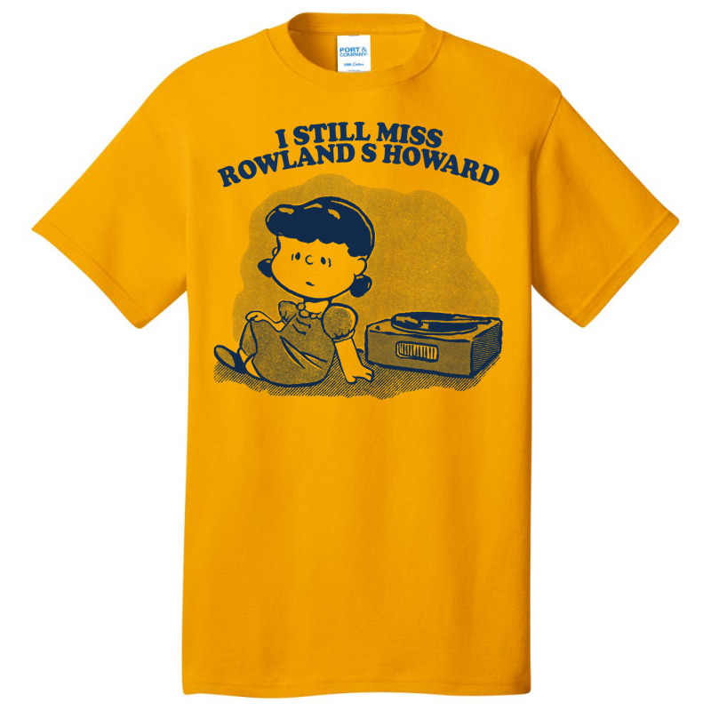 I Still Miss Rowland S Howard  ••••• Vinyl Collector Fan Des Basic T-shirt | Artistshot