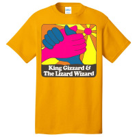 King Gizzard And The Lizard Wizard ∆ Retro Fan Art Design Basic T-shirt | Artistshot