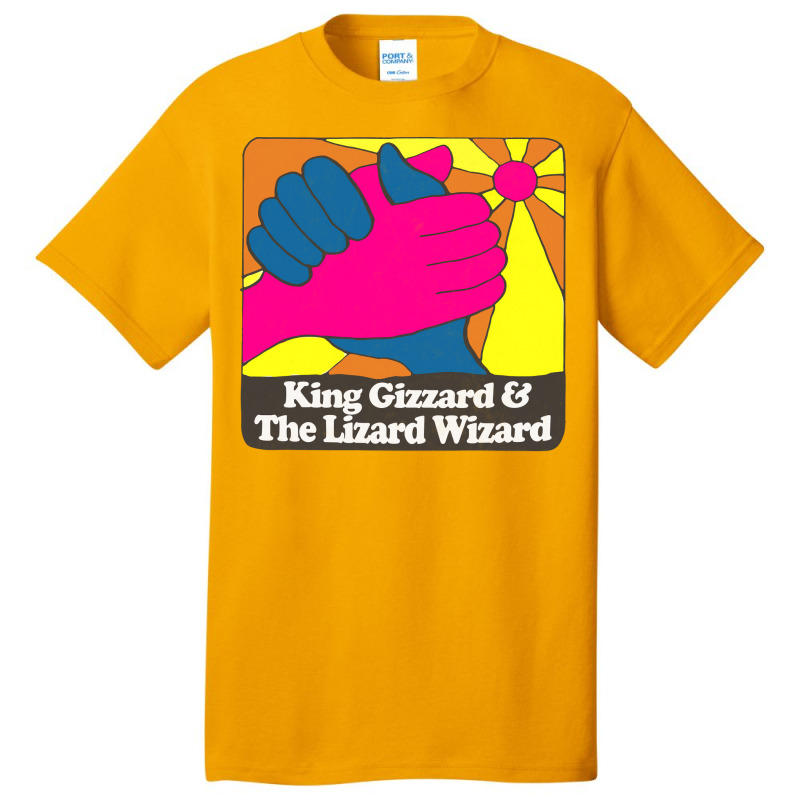 King Gizzard And The Lizard Wizard ∆ Retro Fan Art Design Basic T-shirt | Artistshot