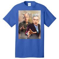 The Doctor Vs The Thinker Basic T-shirt | Artistshot