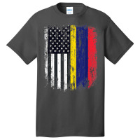 Duel Flag Design Mauritius And American Duel Citizen T Shirt Basic T-shirt | Artistshot