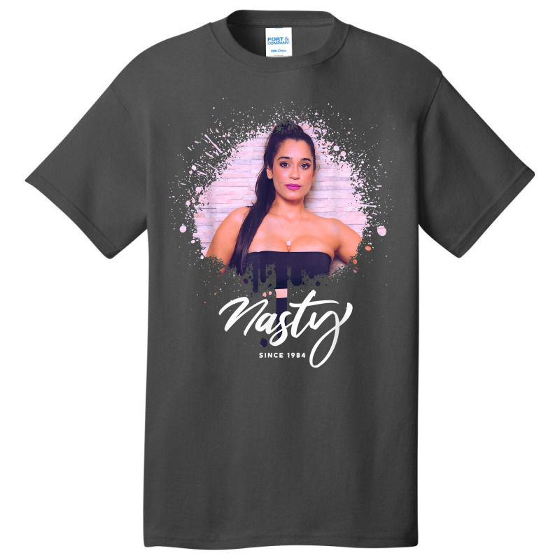 Graffiti Style With Nasty Latin Woman Sexy Photography T Shirt Basic T-shirt by nilda1pr4klauer | Artistshot