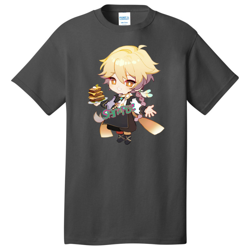 Genshin Impact Cute Smile Basic T-shirt | Artistshot