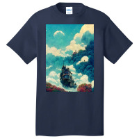 Moving Castle Basic T-shirt | Artistshot