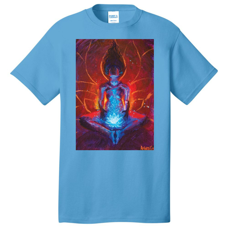 Womb Bloom Basic T-shirt by kentwilson | Artistshot