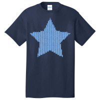 Knitted Blue Star Kids Pullover Humor Basic T-shirt | Artistshot