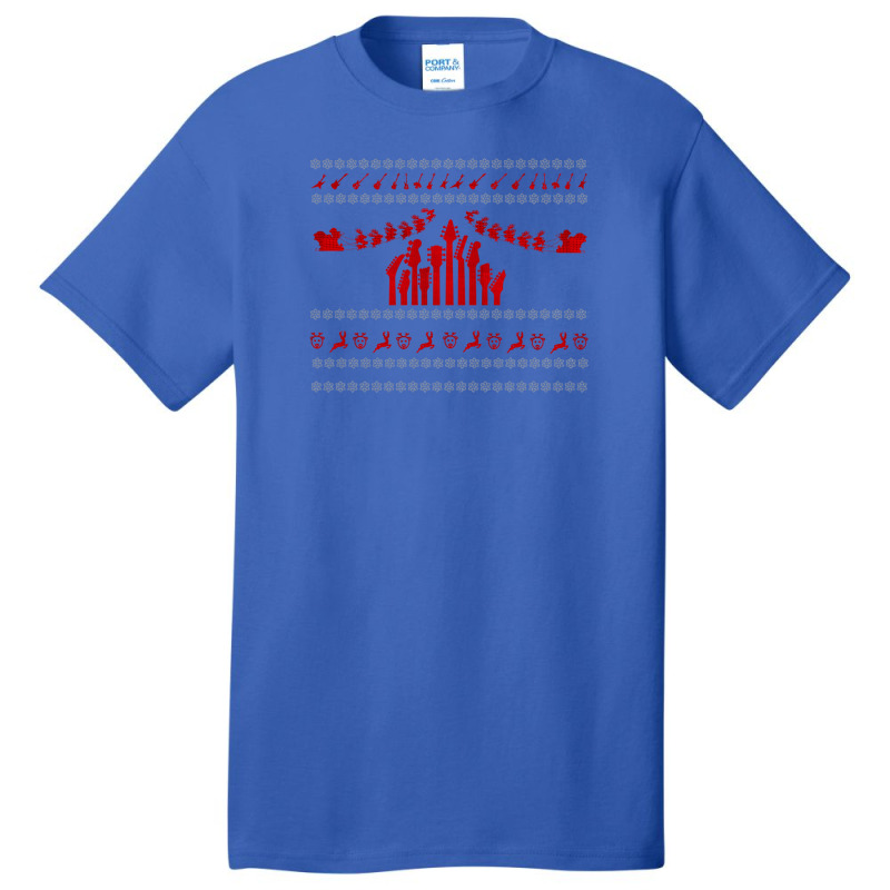 Ugly Christmas Sweater For Guitaris Basic T-shirt | Artistshot