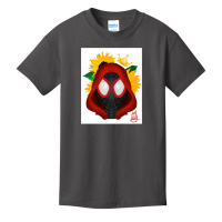 Spiderverse Miles Morales Sunflower Basic Youth T-shirt | Artistshot