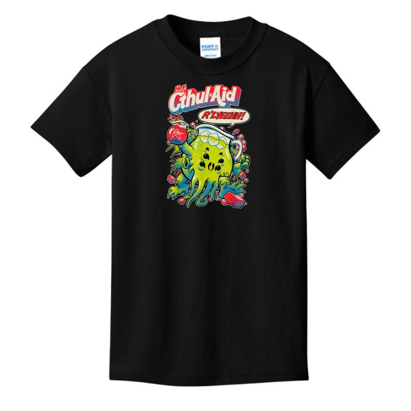 Hey Cool Cthulhu Aid R'lyeehh! Basic Youth T-shirt by JosephWDaniels | Artistshot