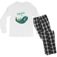 Sunrise In Paradise Men's Long Sleeve Pajama Set | Artistshot