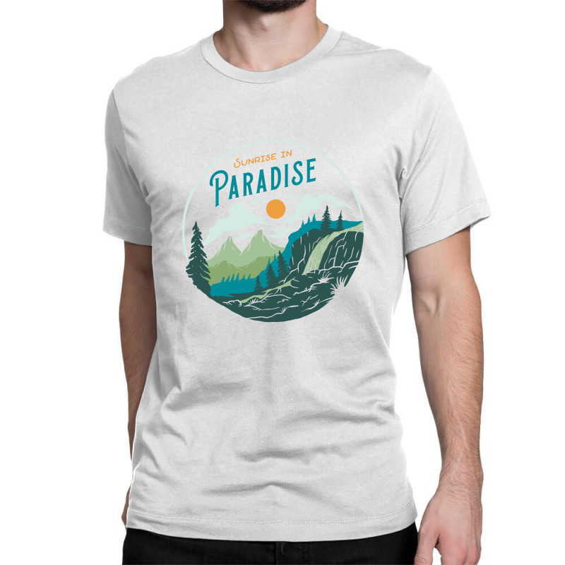 Sunrise In Paradise Classic T-shirt by Mangustudio | Artistshot