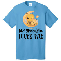 Bees Moon My Grandma Loves Me Basic T-shirt | Artistshot