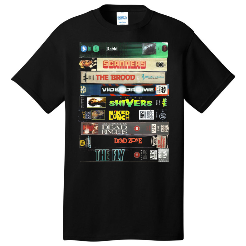 Cronenberg Vhs Collection Basic T-shirt | Artistshot