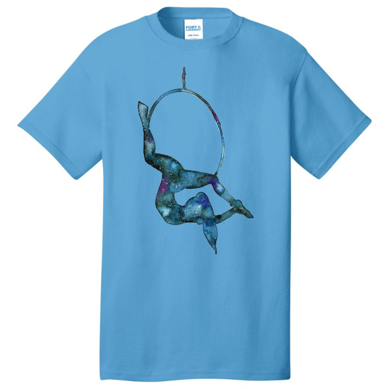 Lyra Galaxy  Aerial Hoop Art Basic T-shirt by racidaniritx | Artistshot