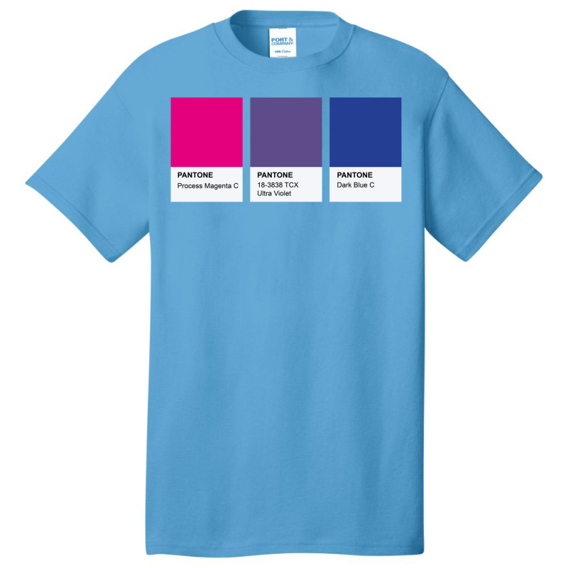 Lgbt Color Pantone Pallete Bisexual Community Design Classic Basic T-shirt | Artistshot