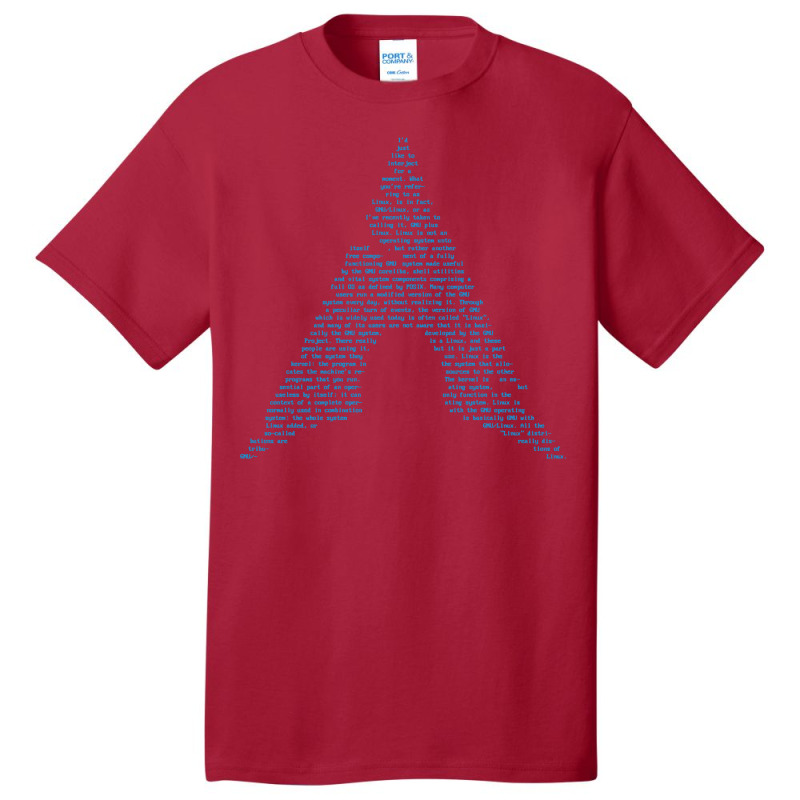 Arch Gnulinux Richard Stallman Interject Basic T-shirt by DebraAnnKnapp | Artistshot