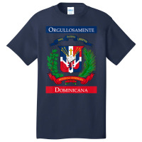 Trending Orgullosamente Dominicana Dominican Flag Basic T-shirt | Artistshot