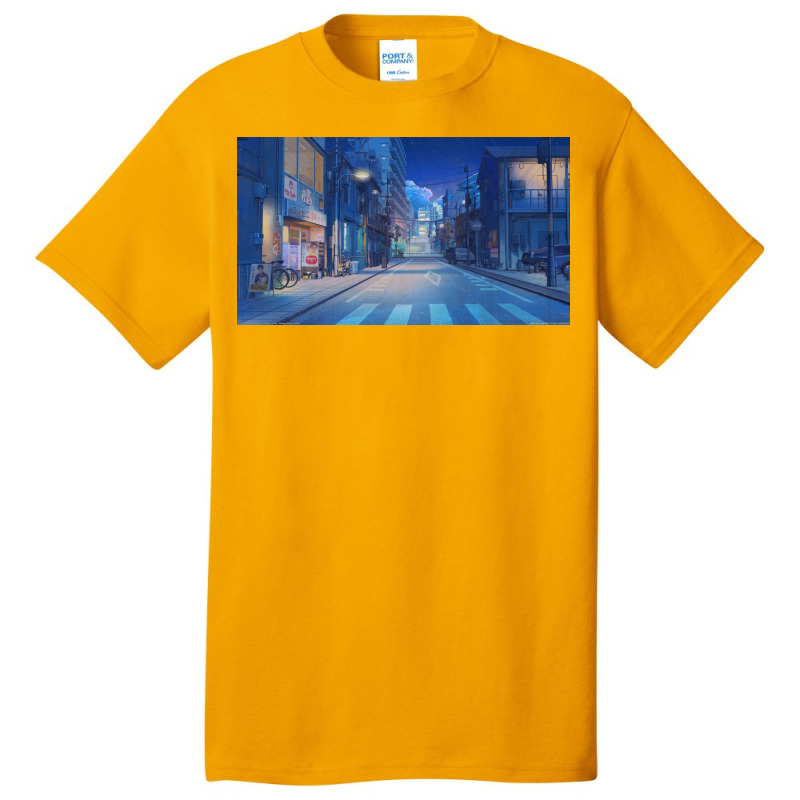 Night Anime Basic T-shirt | Artistshot