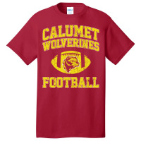 Calumet Wolverines Football Basic T-shirt | Artistshot