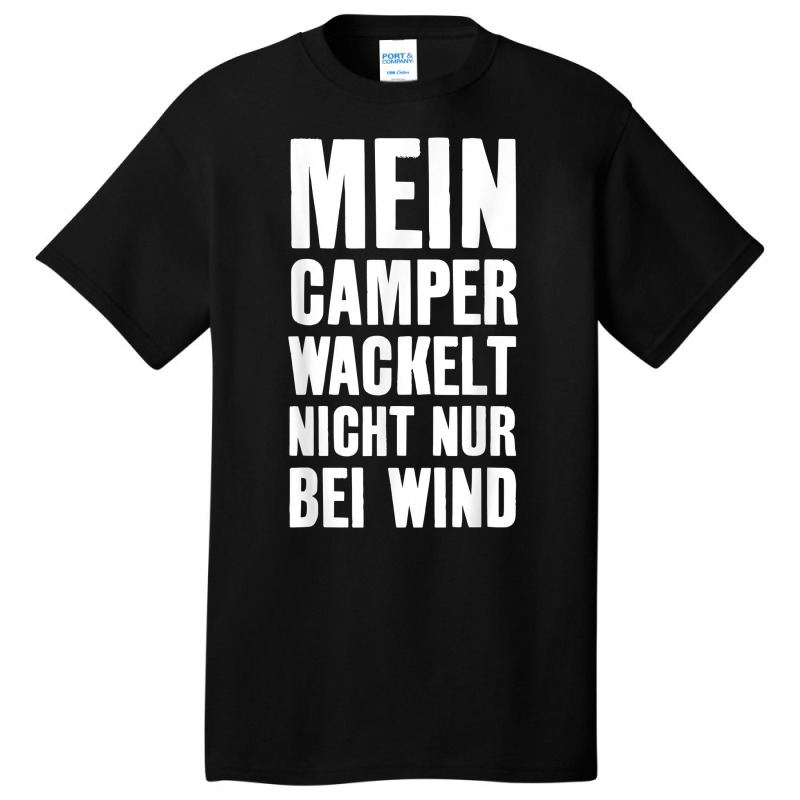 Bus Camper Van Wildcamp Camping T Shirt Basic T-shirt | Artistshot