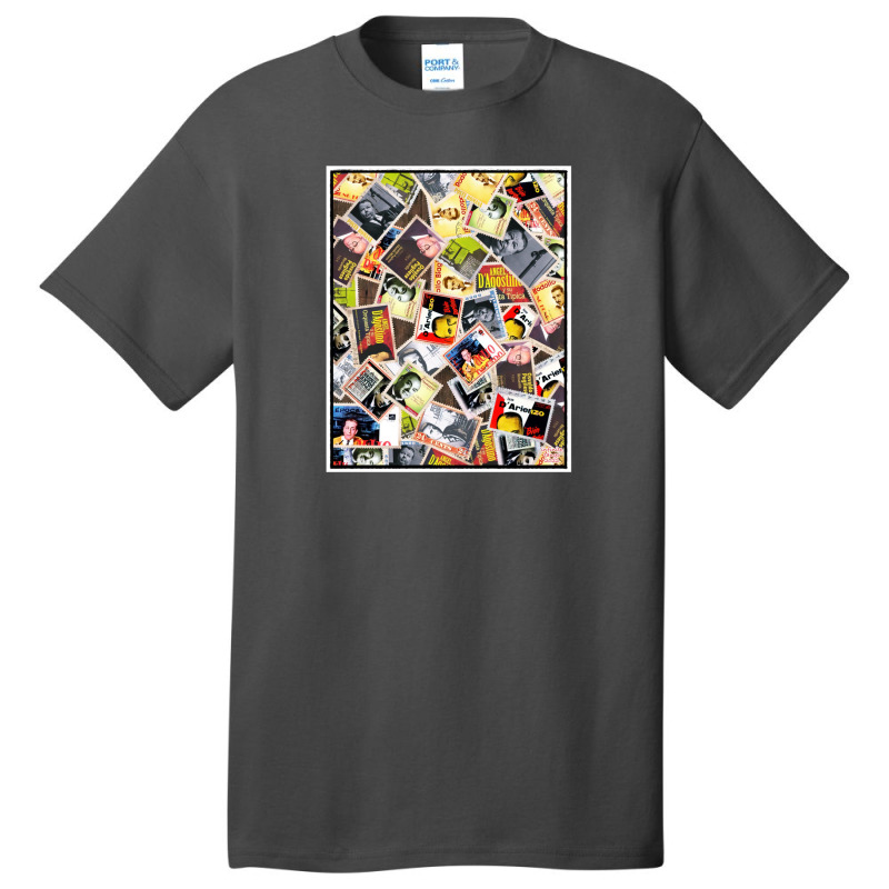 Vintage Argentine Tango Orchestra Album Stamps Pop Art Basic T-shirt | Artistshot