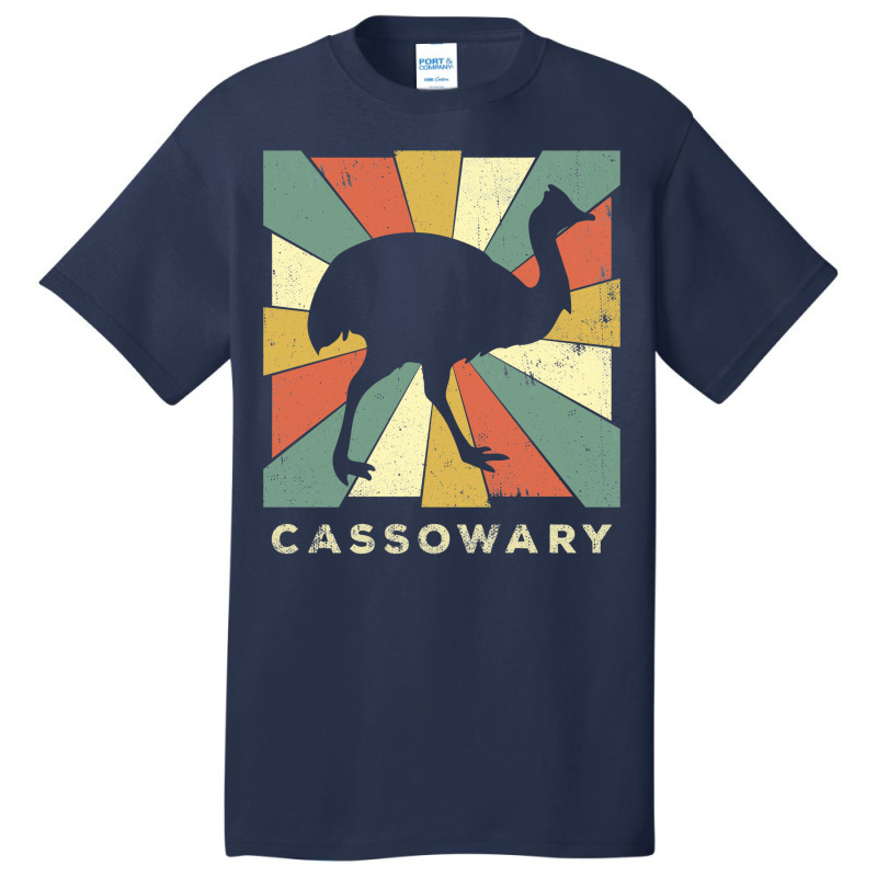 Classic Cassowary Lover Vintage Retro Animal Basic T-shirt by kampeljawdatq | Artistshot