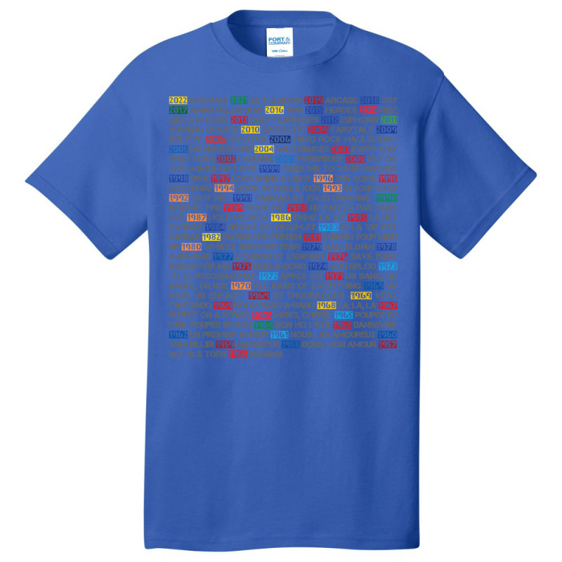 Esc Winning Songs [complete] Basic T-shirt | Artistshot