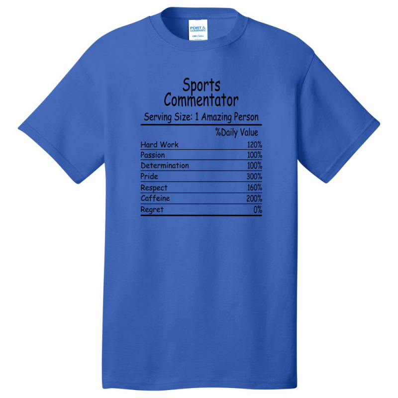 Sports Commentator Amazing Person Daily Value Basic T-shirt | Artistshot