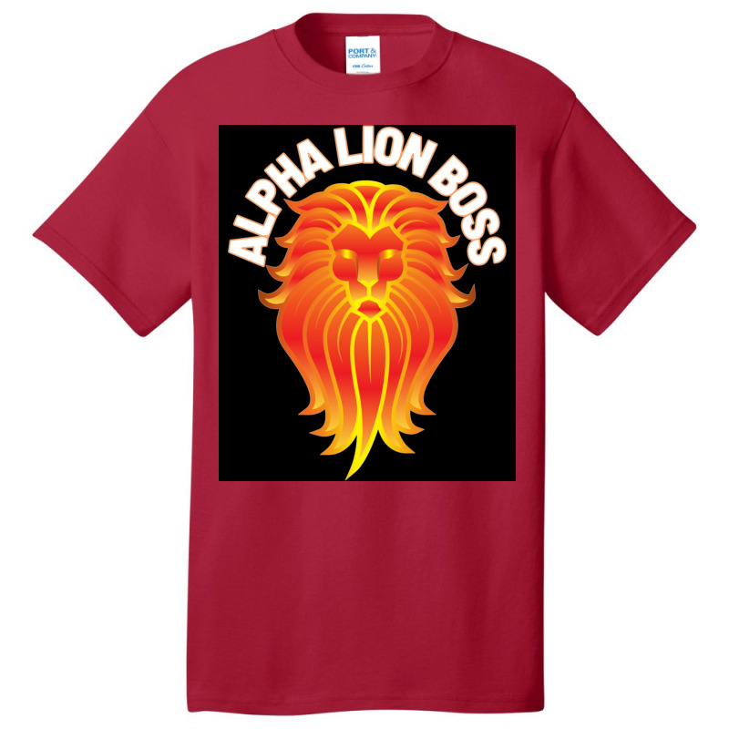 Alpha Lion Boss Classic Poster Music Basic T-shirt by persiefennink | Artistshot