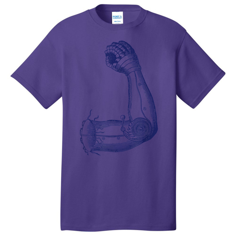 Biomechatronics Retro Mechanical Arm Steampunk Flexed Biceps T Shirt Basic T-shirt | Artistshot