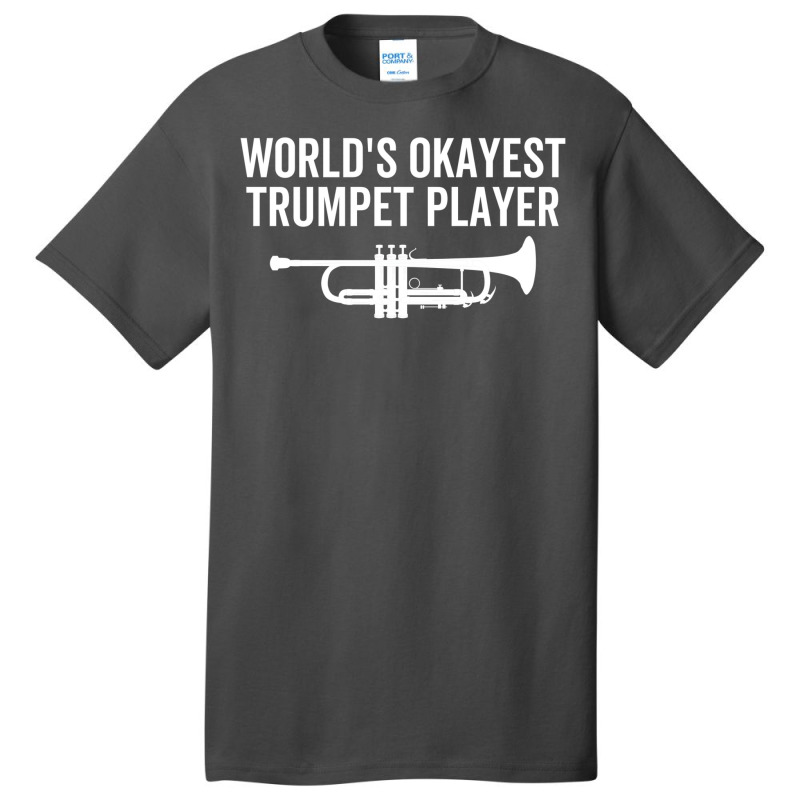 Worlds Okayest Trumpet Player Active  Aesthetic Basic T-shirt by horathmheannj | Artistshot