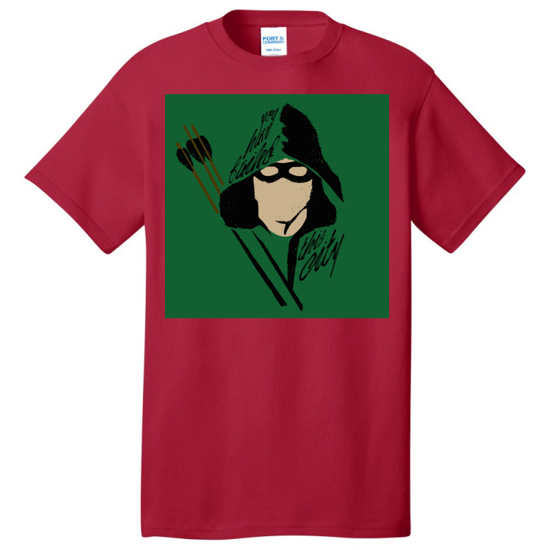 Green Archer Poster Humor Basic T-shirt | Artistshot