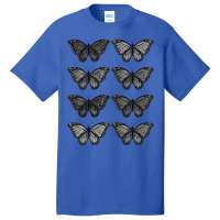 Trending Black And White Butterfly Collection Basic T-shirt | Artistshot