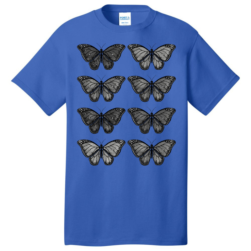 Trending Black And White Butterfly Collection Basic T-shirt by Jerhogen528 | Artistshot